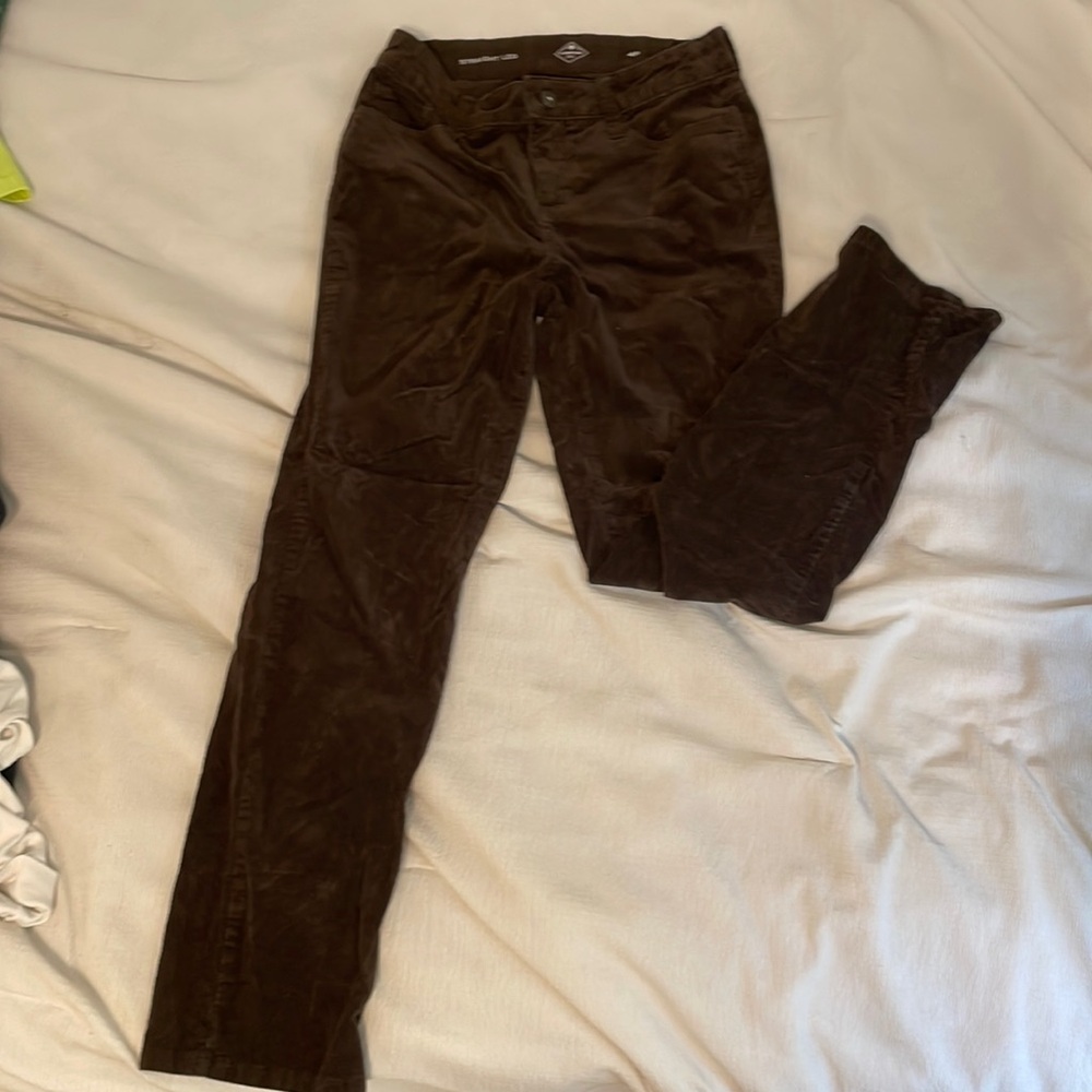 Brown Corduroy straight leg jeans